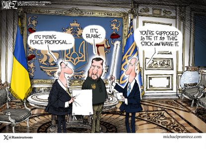 Political cartoon