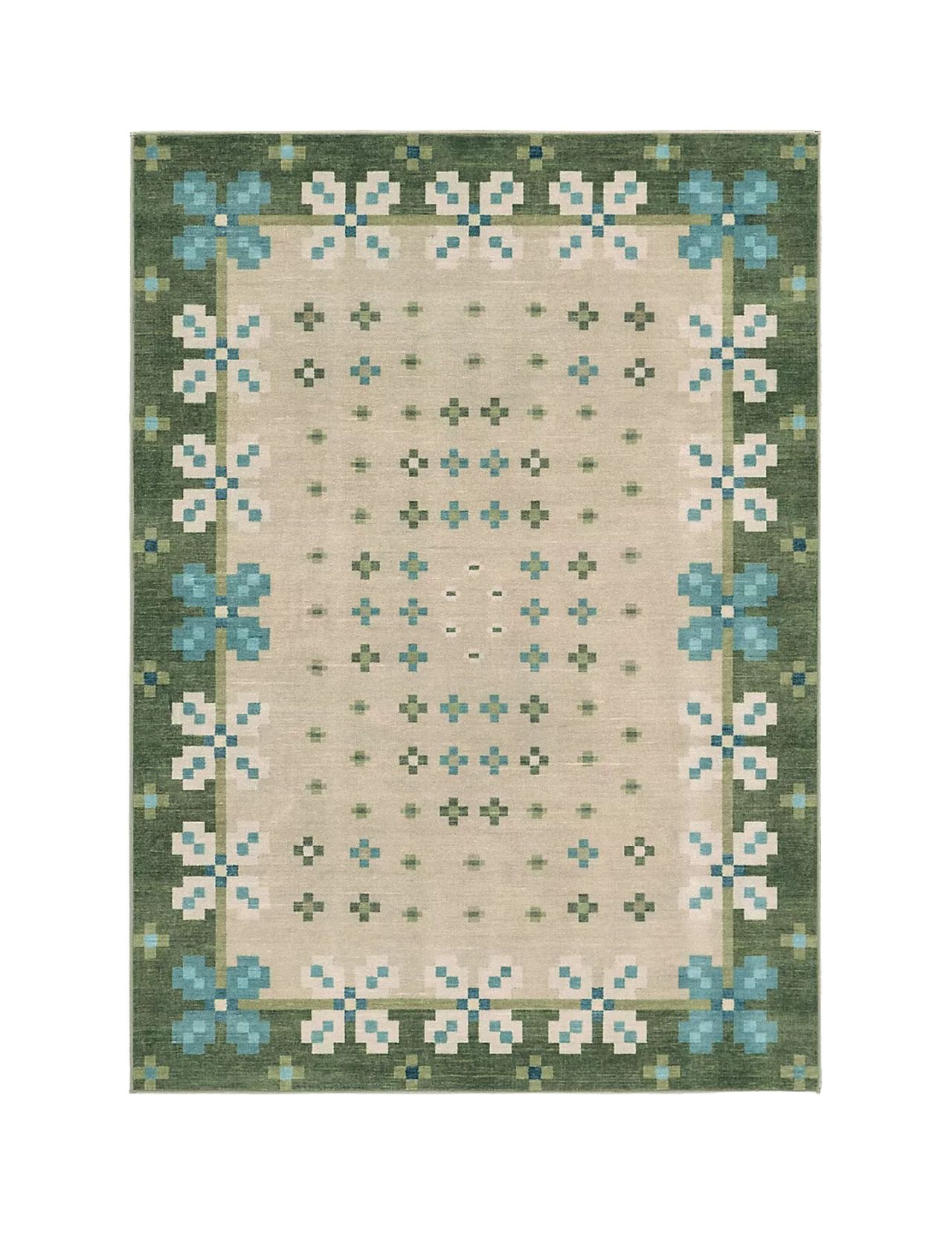 Scandi Floral Clove Rug