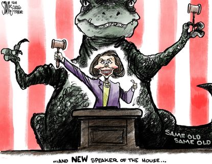 U.S. Nancy Pelosi House of Representatives speaker dinosaur