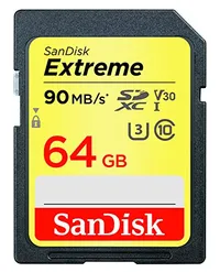 SanDisk Extreme 64GB SDXC UHS-I Cardnow $22.96 at Amazon