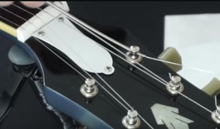 A very, very heavy gague electric guitar string