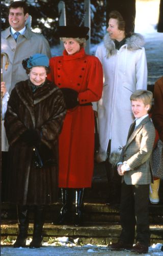 Queen Elizabeth and Princess Diana