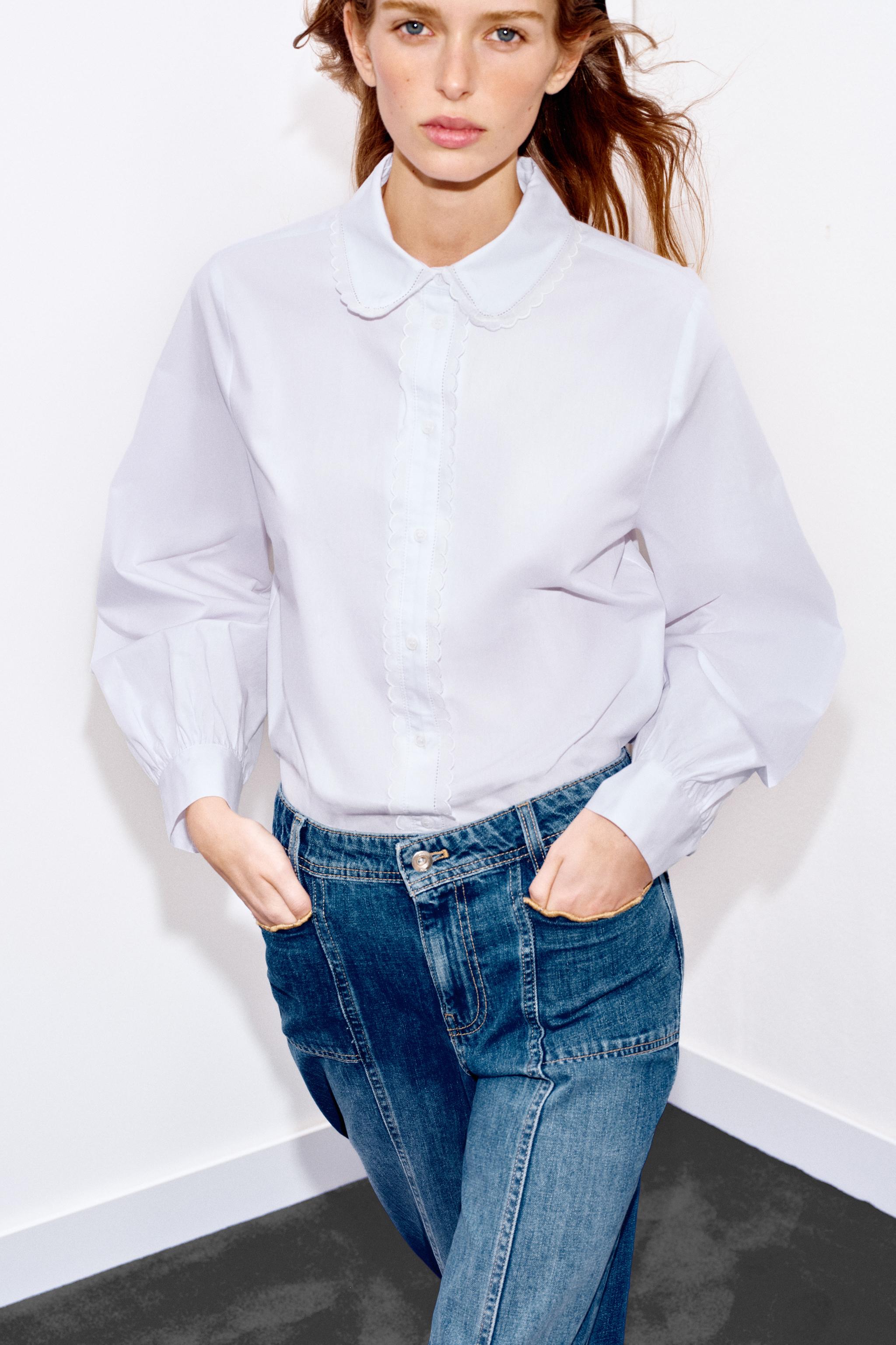 Shirt With Peter Pan Collar