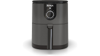 Ninja AF080 Mini Air Fryer 2 qt Capacity Compact Nonstick Quick Set Timer Grey