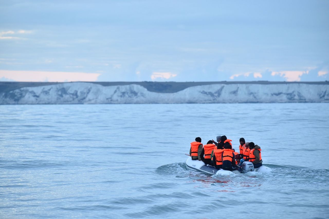 Migrants on the Channel