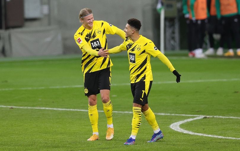 Erling Haaland and Jadon Sancho