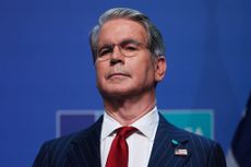 U.S. Treasury Secretary Scott Bessent attends the press conference