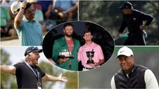 Montage of six golfers from the 2023 Masters