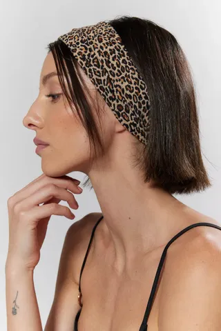 Urban Outfitters Leopard-Print Headband