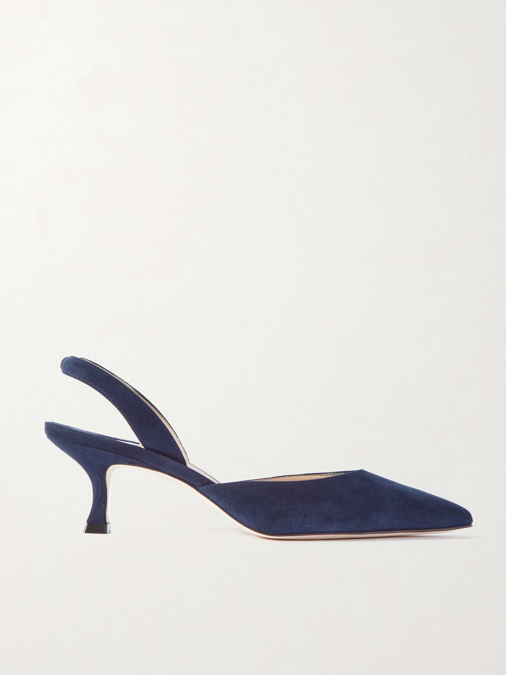 Carolyne 50 Suede Slingback Pumps