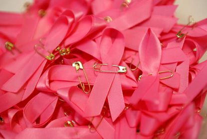 Breast cancer awareness ribbons