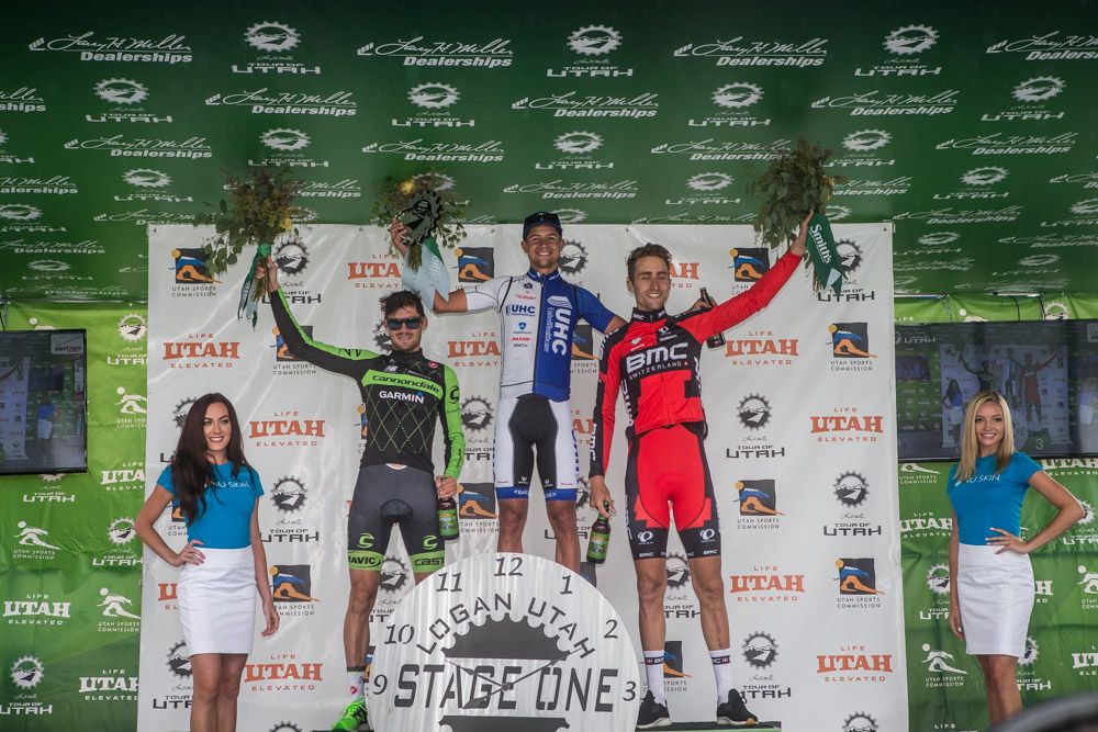 Today's top three: Kiel Reijnen, Alex Howes and Taylor Phinney.
