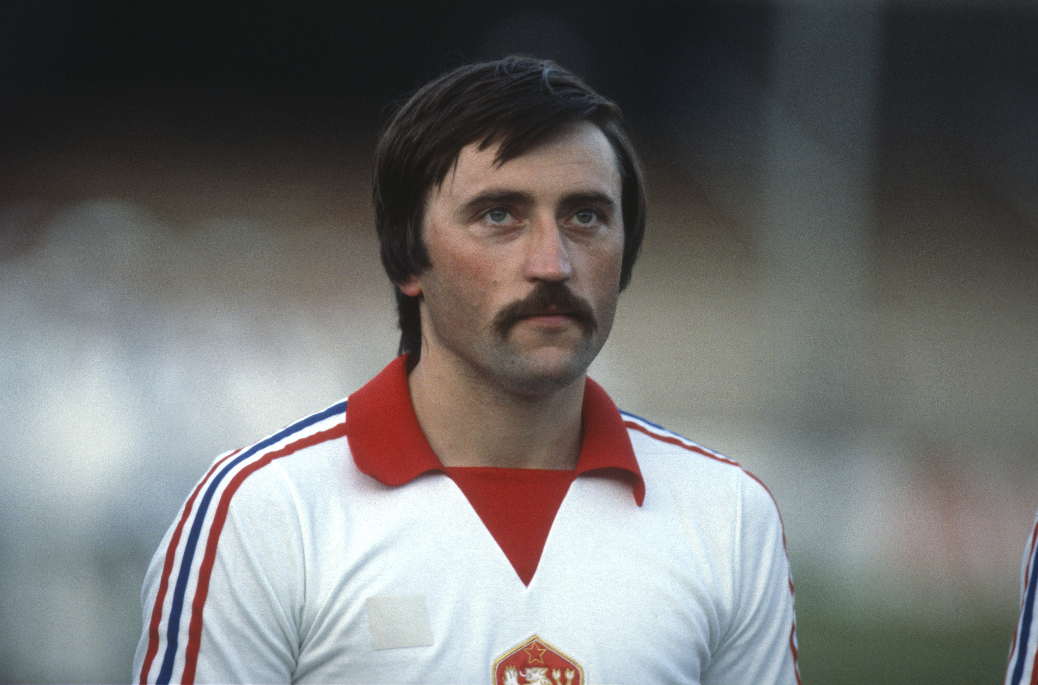 Antonin Panenka in action for Czechoslovakia at the European Championship in 1980.