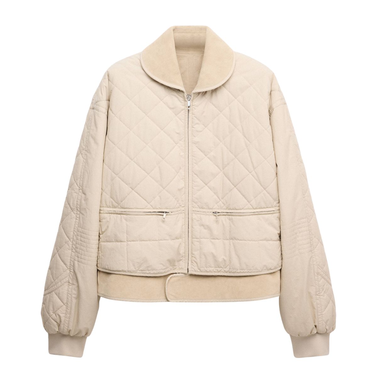 Mango quilted jacket