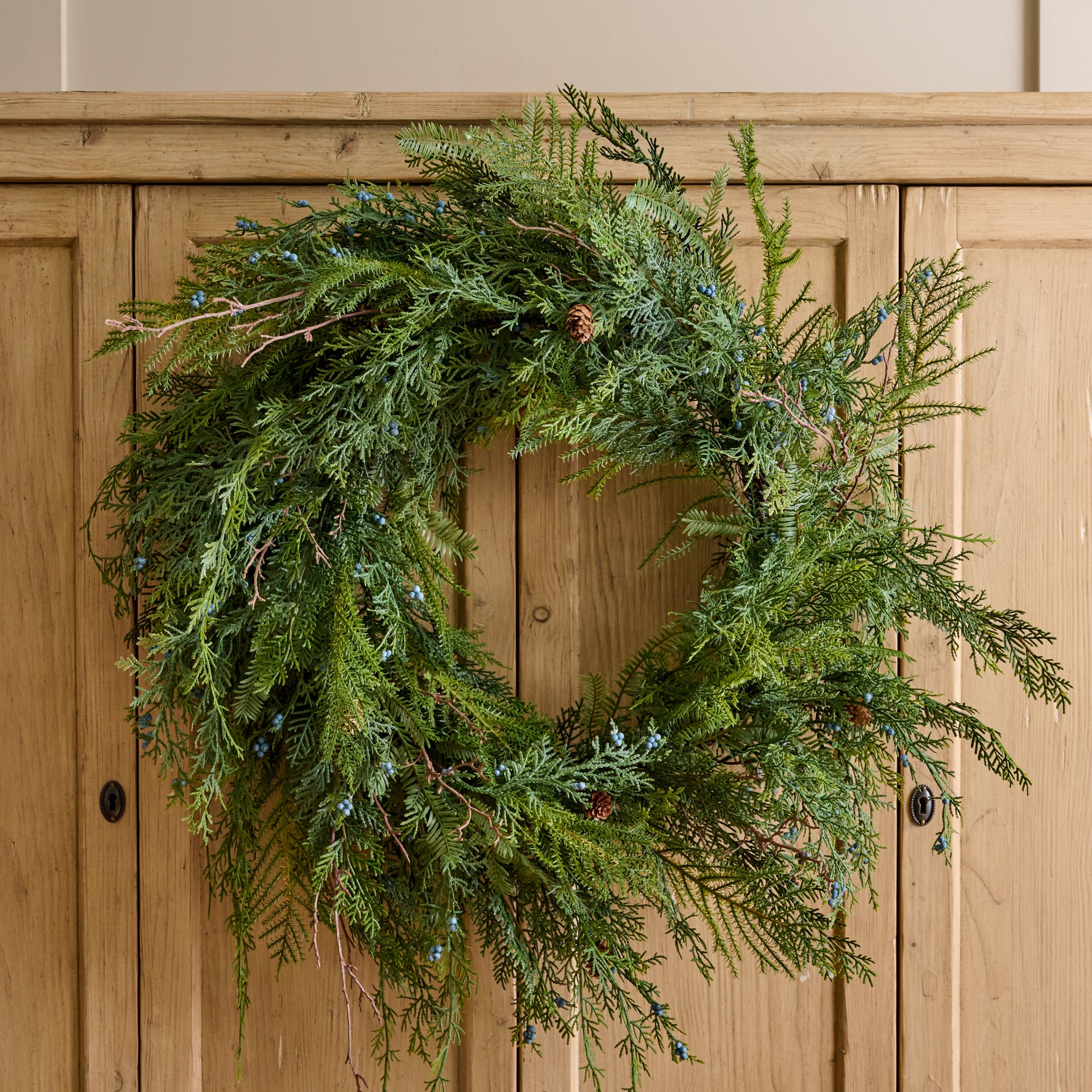 Real Touch Juniper Berry Pine Wreath