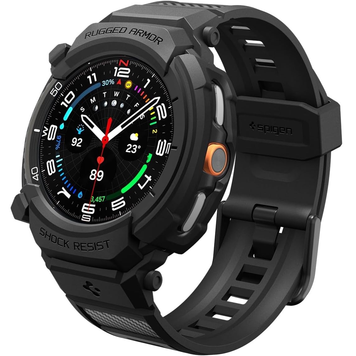 Spigen Rugged Armor Pro for Samsung Galaxy Watch 8 Classic