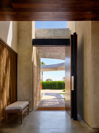 entrance and seating at Madison Desert Club