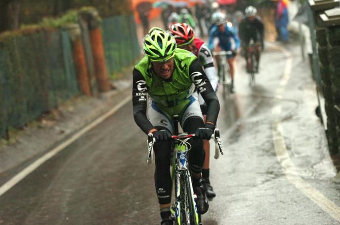 Damiano Caruso (Cannondale) launches his attack on the final lap