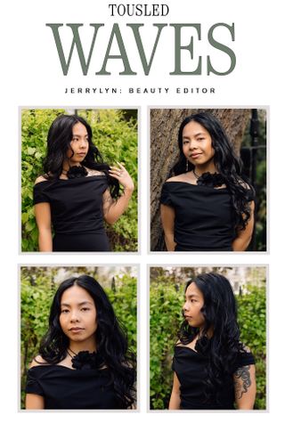 Jerrylyn Saguiped with loose waves hairstyle