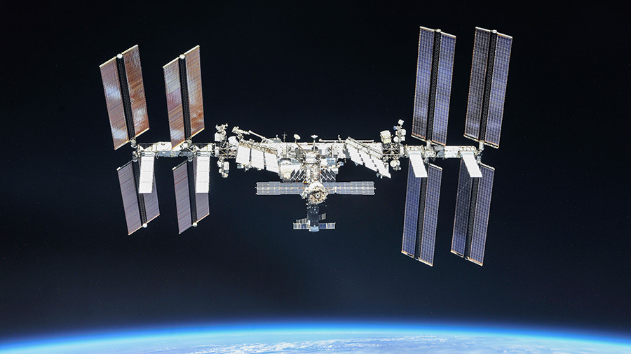 international space station cutaway