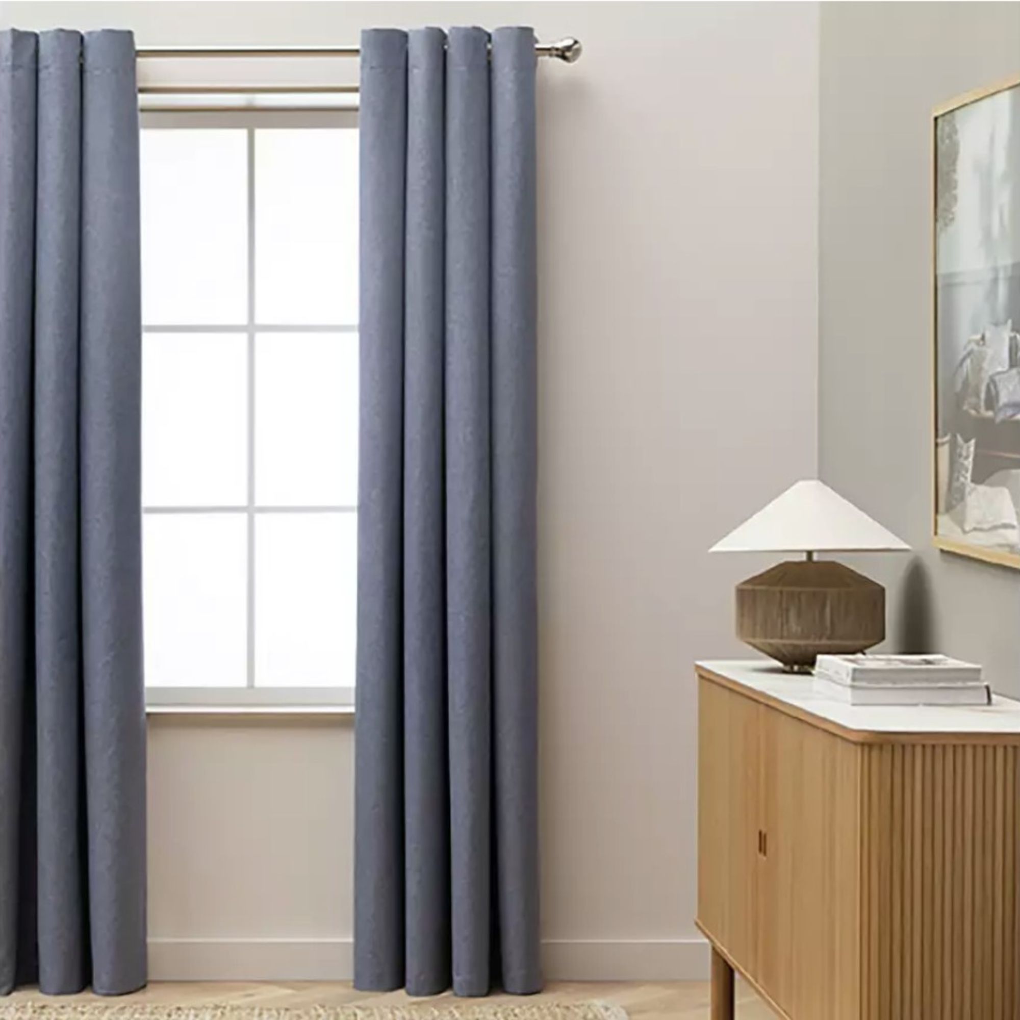 Habitat total blackout curtains in navy