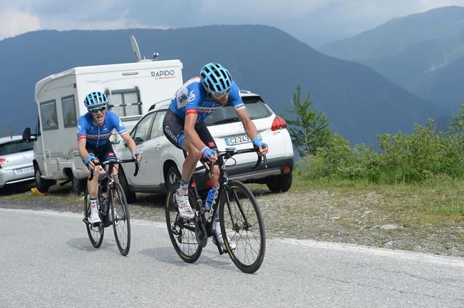 Garmin-Sharp's Ryder Hesjedal and Andrew Talansky finish fifth and sixth on the "queen" stage