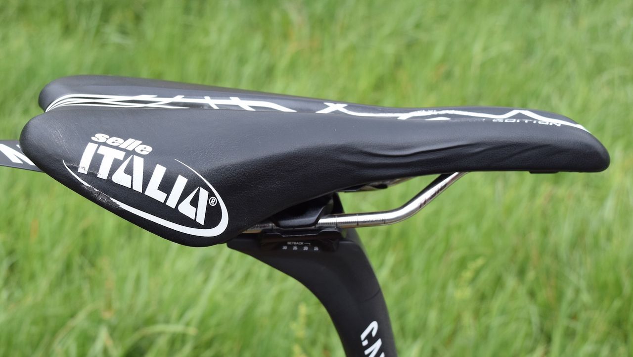 Zakarin's Selle Italia SLR saddle has had it's fair share of usage
