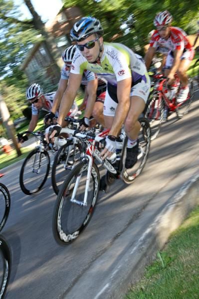 Ken Hanson (Team Type 1) leans into one of the tighter turns.