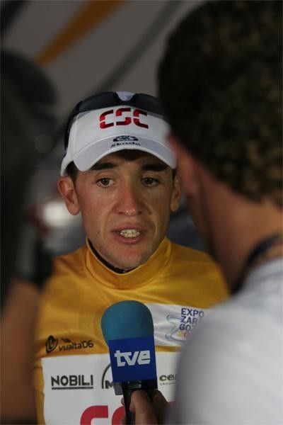 Sastre is interviewed for TV