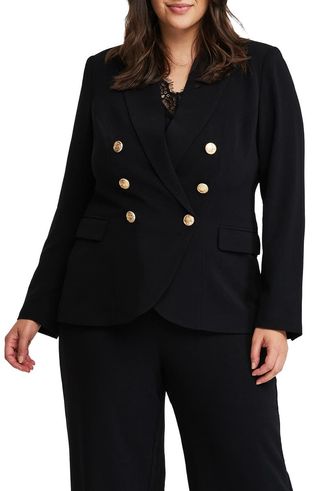 Eleganter Blazer mit spitzem Revers