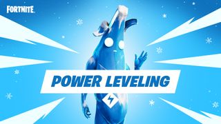 Frosty Banana behind the words Power Leveling