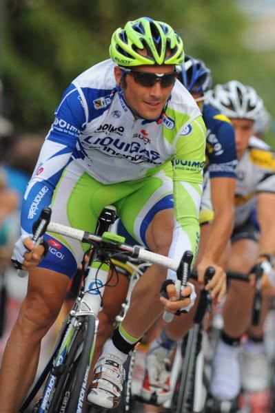 Ivan Basso on the front