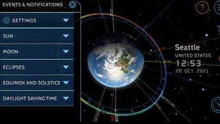 Cosmic Watch review: image shows Cosmic Watch settings screen