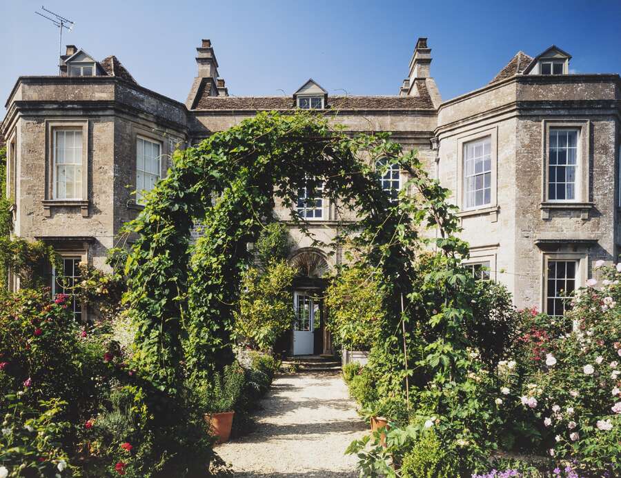 The Ivy in Chippenham, Wiltshire, former home of Isabel and Julian Bannerman, as pictured in Country Life in 1992. 