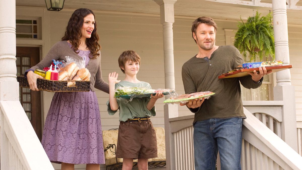 Jennifer Garner and Joel Edgerton in The Odd Life Of Timothy Green