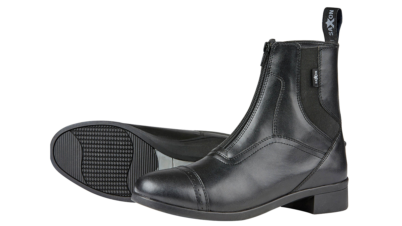 Saxon Syntovia Zip Paddock Boots