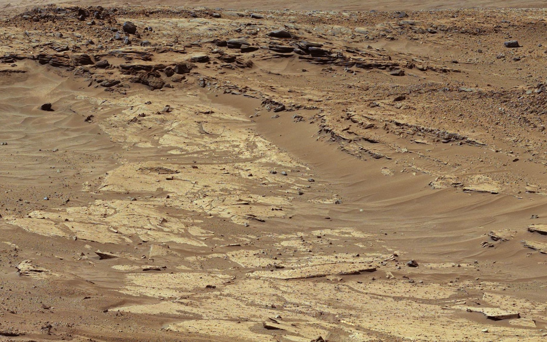 Sandstone Layers Near the Kimberley Curiosity View 1920