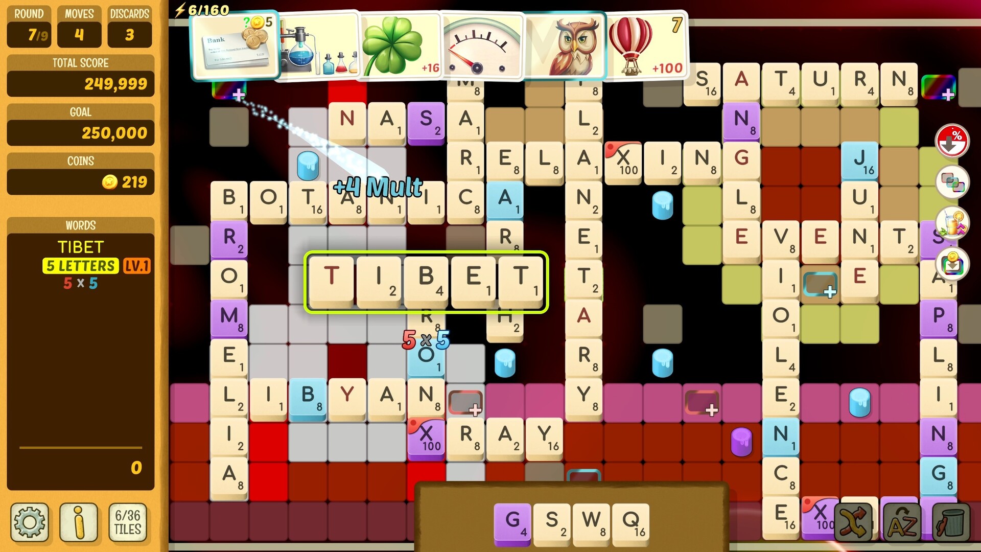 A word puzzle game