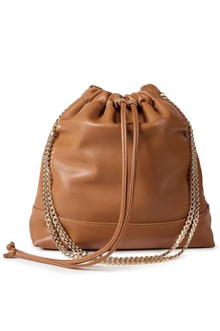 The Drop Women's Nyjah Chain Strap Tote, Cognac, One Size