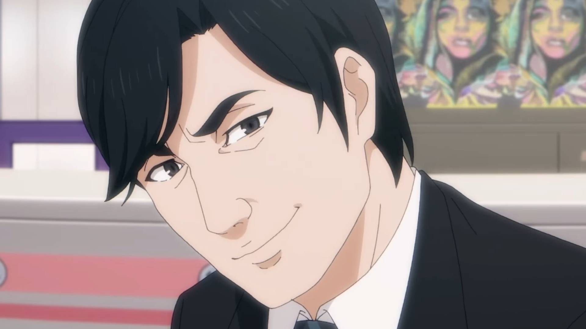 Persona 5: The Phantom X animated cutscene screenshot of the Subway Slammer.
