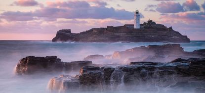 Godrevy Lighthouse, nr St Ives, Cornwall, England