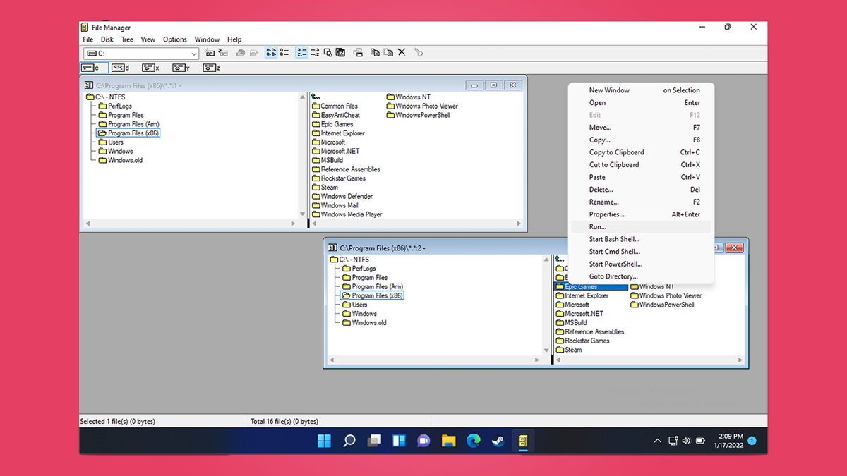 Classic File Manager from 1990 gets remade for Windows 11
