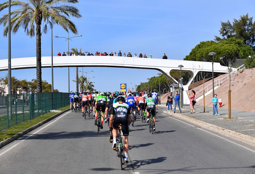 A nice birds-eye view for fans at Volta ao Algarve