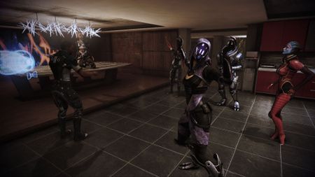 A dance party in Mass Effect 3's Citadel DLC