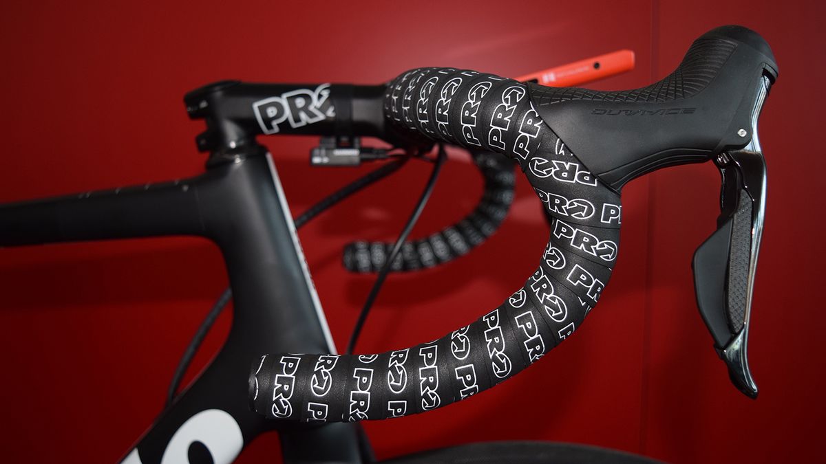 It looks like Bol's handlebars have been double-wrapped with tape ahead of Tour of Flanders