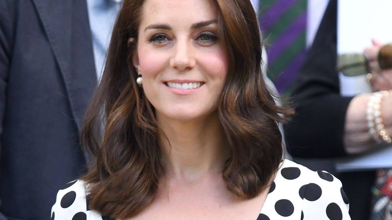 Kate Middleton&#039;s Wimbledon dress with oversized polka dots