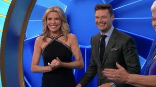 Vanna White and Ryan Seacrest on Wheel of Fortune