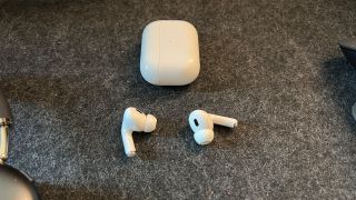 AirPods Pro Gen 2 with a case