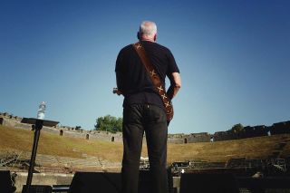 Gilmour in the ancient amphitheatre