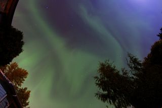 Colin Chatfield captured this shot of the super-charged aurora on Sept. 9, 2011 from his backyard in Saskatoon, Saskatchewan, Canada.